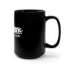 I swear It's Coffee Not Booze Black Mug 15oz - Image 3