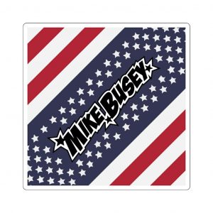 Mike Busey Flag Sticker