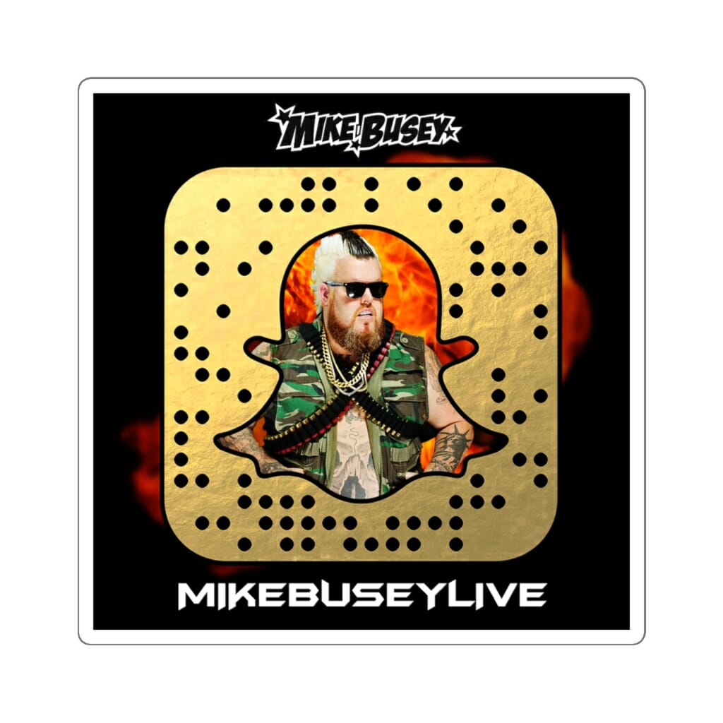 Mike Busey Snapchat Sticker - mikebusey.com